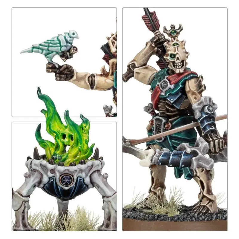 Набор миниатюр AGE OF SIGMAR: OSSIARCH BONEREAPERS — MORTEK TRIAXES
