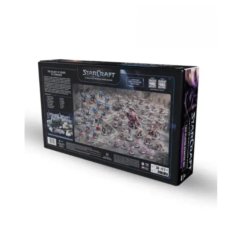 Настольная игра STARCRAFT: НАЧАЛЬНЫЙ НАБОР ДЛЯ ДВУХ ИГРОКОВ, ИЗДАНИЕ FOUNDERS EDITION