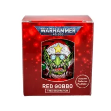 Новорічна куля Warhammer: Red Gobbo Bauble with Pin