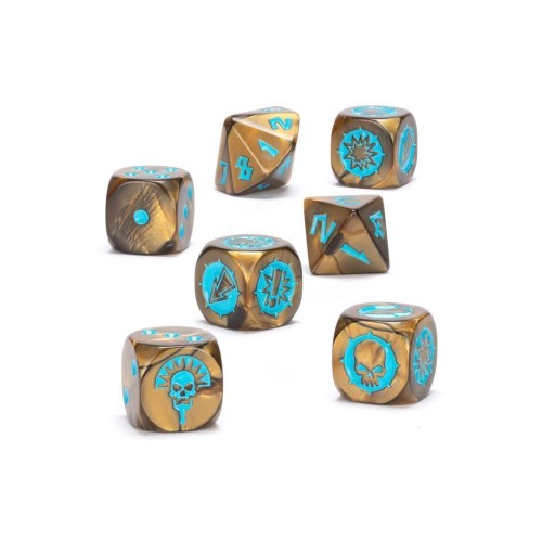 Кубики для гри BLOOD BOWL: TOMB KINGS TEAM DICE SET
