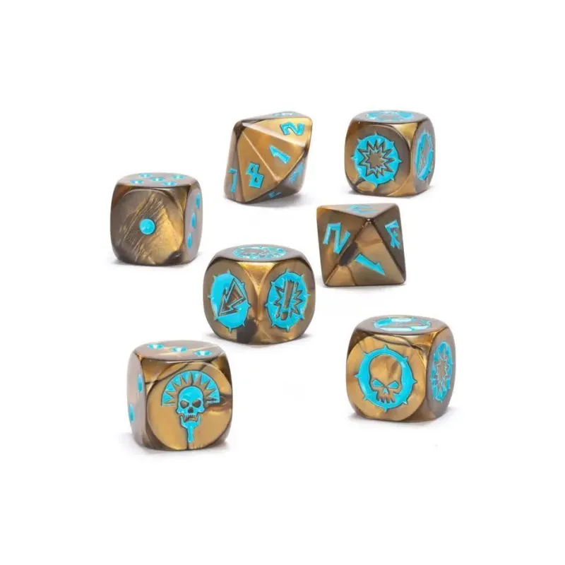 Кубики для гри BLOOD BOWL: TOMB KINGS TEAM DICE SET