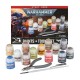Набір WARHAMMER 40000: 40K PAINTS + TOOLS ENG/SPA/PORT/LATV/ROM