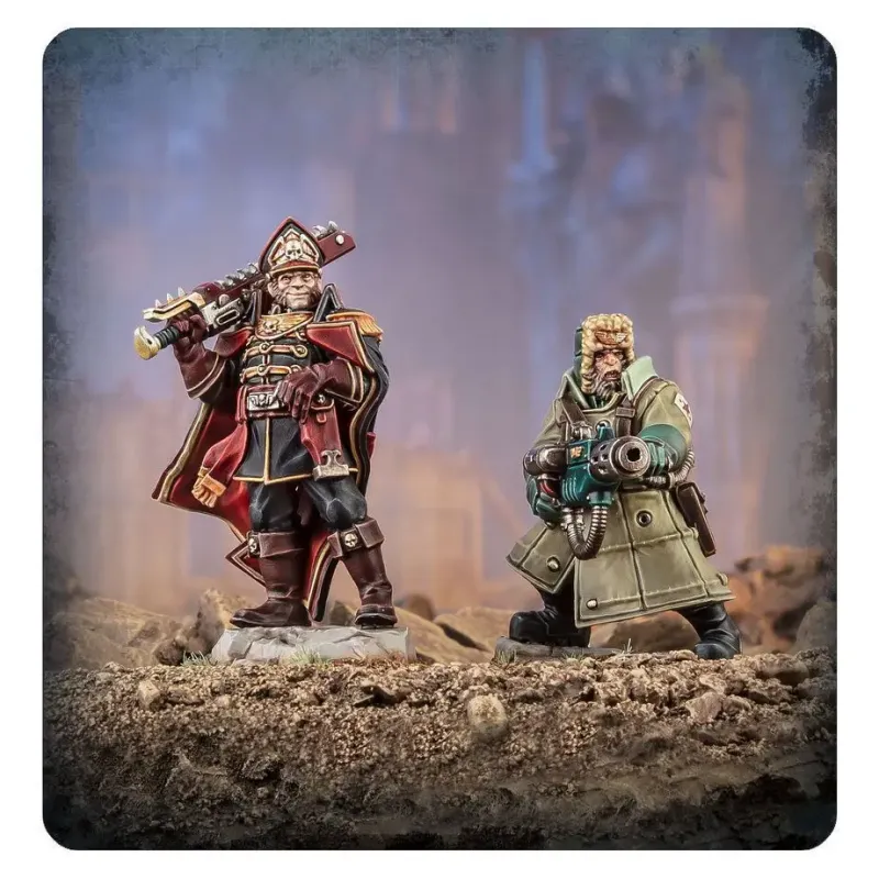 Набор миниатюр WARHAMMER 40000: ASTRA MILITARUM — CIAPHAS CAIN