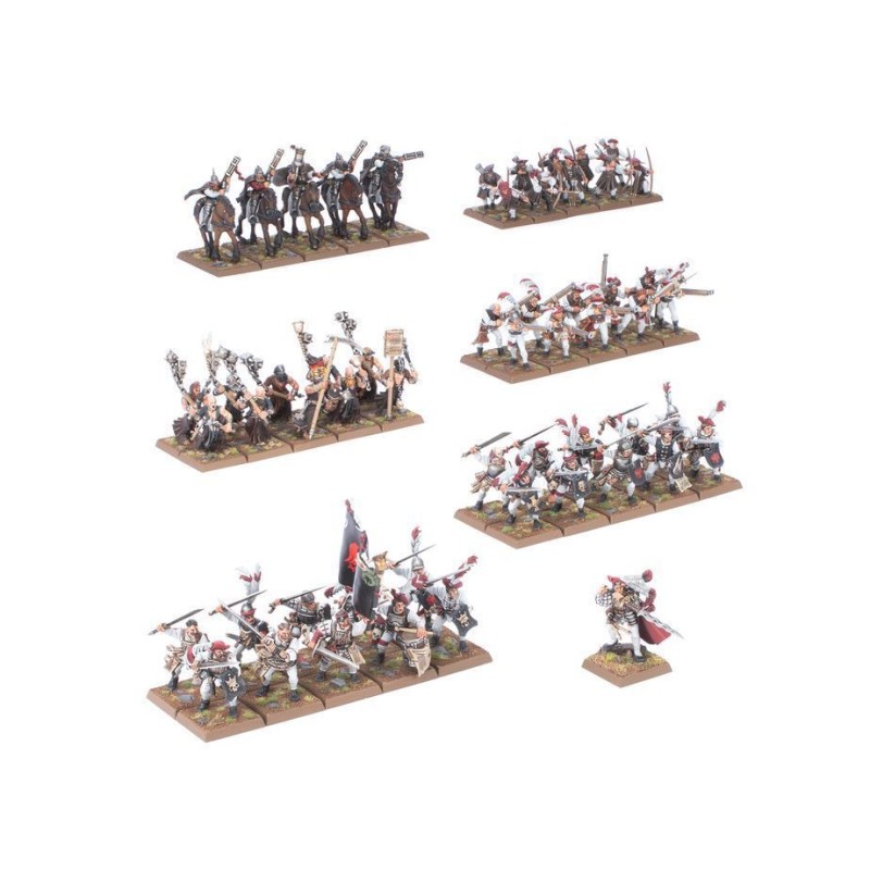Набор миниатюр THE OLD WORLD: EMPIRE OF MAN — BATTLE MARCH ARMY
