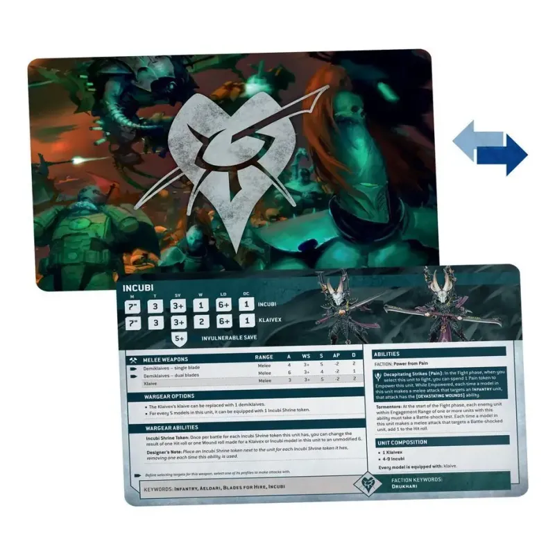 Карты DATASHEET CARDS: DRUKHARI (АНГЛИЙСКИЙ)