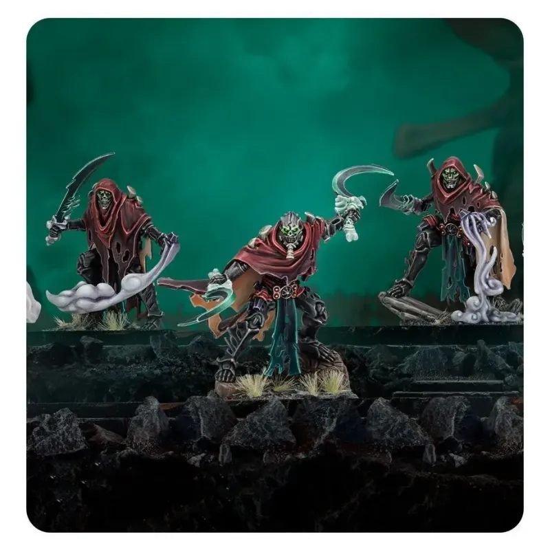 Набор миниатюр AGE OF SIGMAR: OSSIARCH BONEREAPERS — MORTIS REAPERS