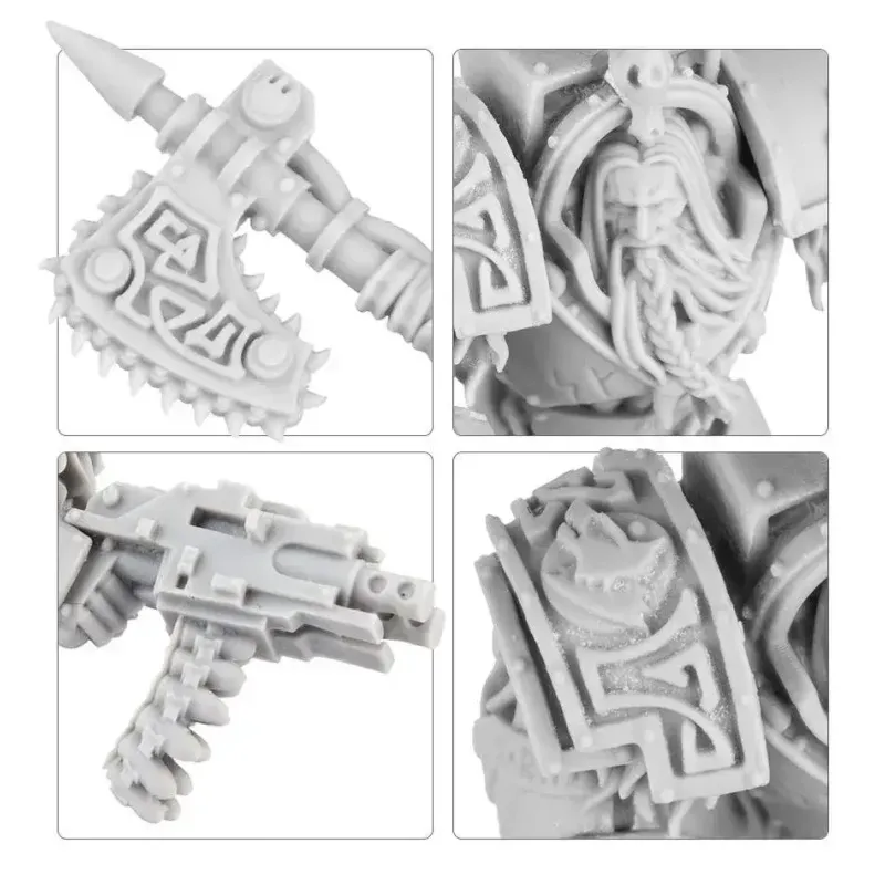 Набор миниатюр WARHAMMER 40000: SPACE WOLVES — WOLF GUARD TERMINATORS