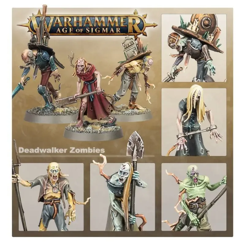 Набор миниатюр AGE OF SIGMAR: SOULBLIGHT GRAVELORDS — DEADWALKER ZOMBIES