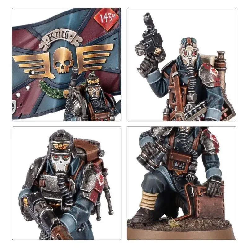 Набор миниатюр WARHAMMER 40000: ASTRA MILITARUM — KRIEG COMMAND SQUAD