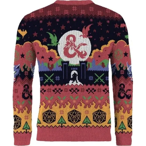 Рождественский свитер Dungeons / Dragons Christmas Jumper (размер XL)