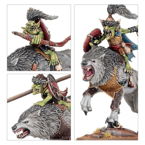 Набір мініатюр GLOOSMPITE GITZ - SNARLBOSS / WOLFGIT RETINUE