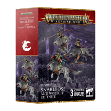 Набір мініатюр GLOOSMPITE GITZ - SNARLBOSS / WOLFGIT RETINUE