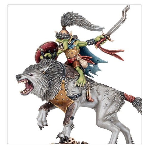 Набір мініатюр GLOOSMPITE GITZ - SNARLBOSS / WOLFGIT RETINUE