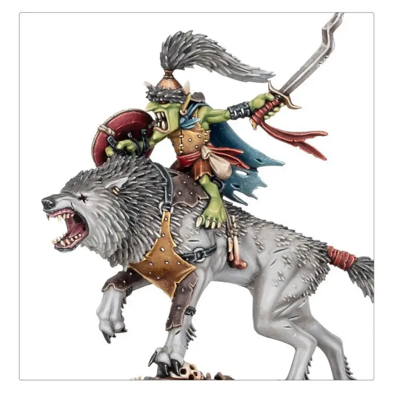Набір мініатюр GLOOSMPITE GITZ - SNARLBOSS / WOLFGIT RETINUE
