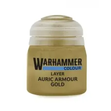 Фарба CITADEL: LAYER - AURIC ARMOUR GOLD 12ML ROW X6