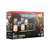 Набір WARHAMMER 40000: ORKS + PAINTS ENG/SPA/PORT/LATV/ROM