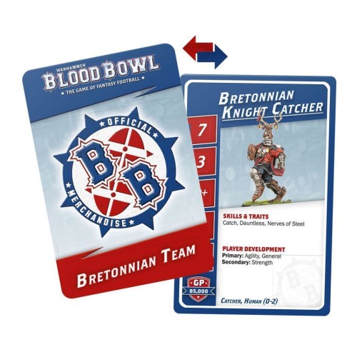 Карти BLOOD BOWL: BRETONNIAN TEAM CARD PACK