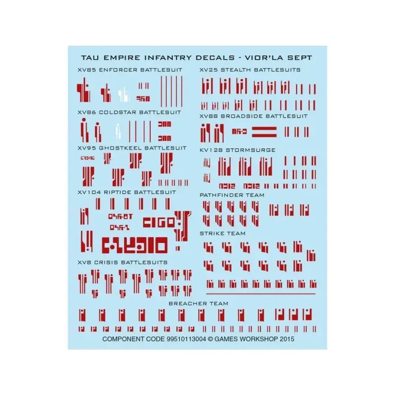 Набор миниатюр WARHAMMER 40000: T'AU EMPIRE — THE TWIN LANCE