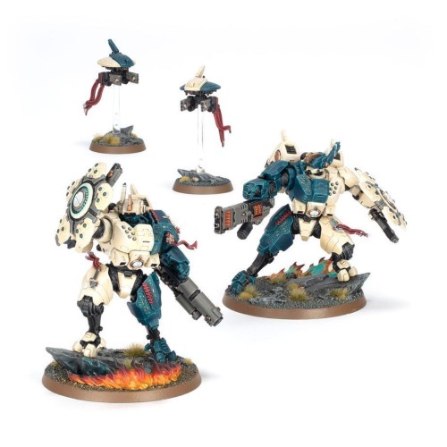 Набір мініатюр WARHAMMER 40000: T'AU EMPIRE - THE TWIN LANCE