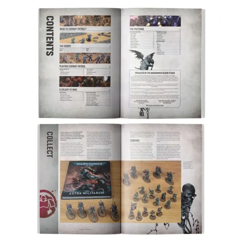 Справочник по правилам WARHAMMER 40000: COMBAT PATROL COMPANION (на английском языке)