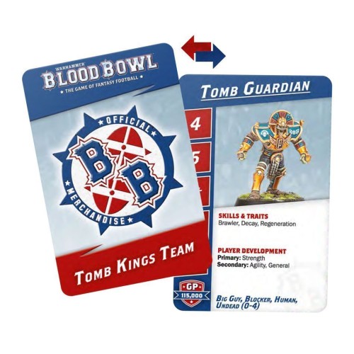 Карти BLOOD BOWL: TOMB KINGS TEAM CARD PACK