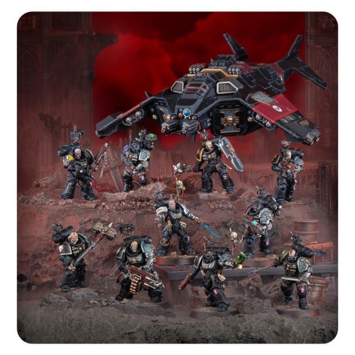 Набір мініатюр WARHAMMER 40000: ARMAGEDDON BATTALION - DEATHWATCH