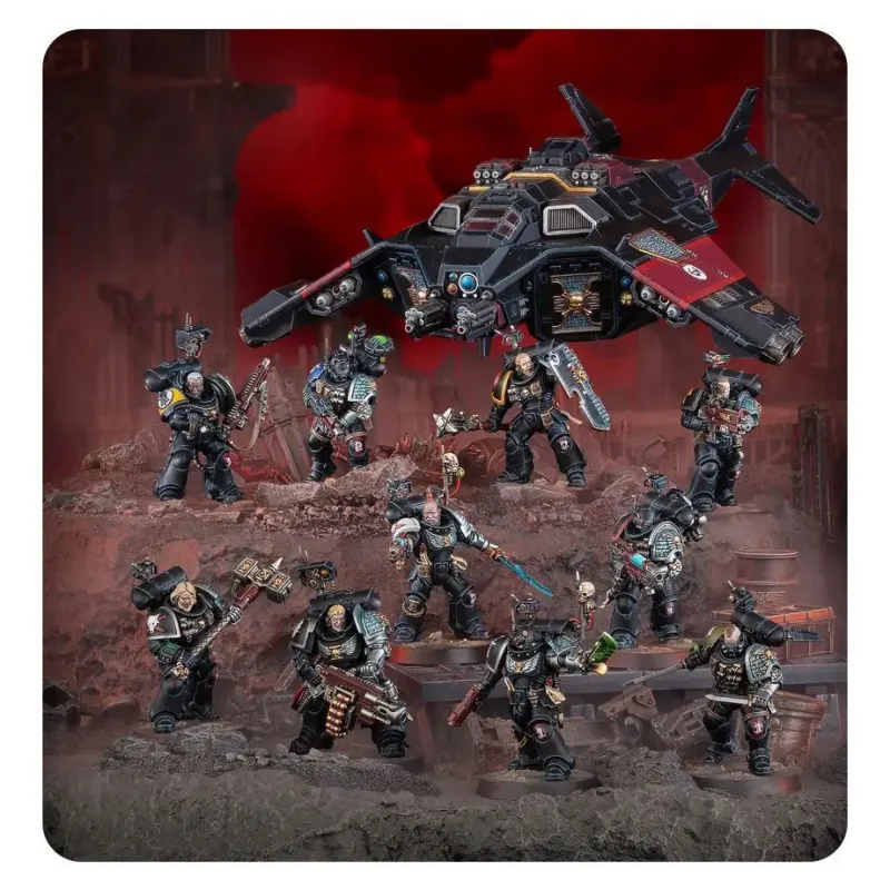 Набір мініатюр WARHAMMER 40000: ARMAGEDDON BATTALION - DEATHWATCH