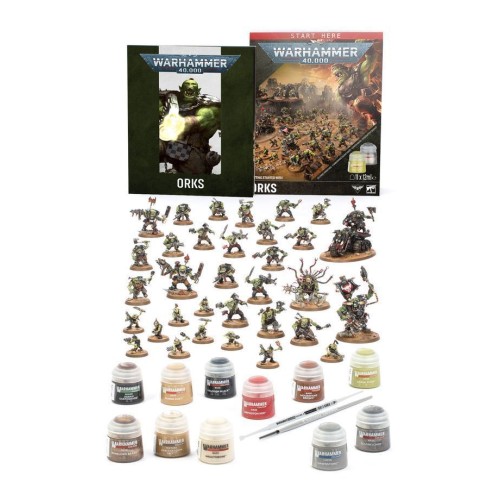 Стартовий набір WARHAMMER 40000: GETTING STARTED WITH ORKS (ENG)