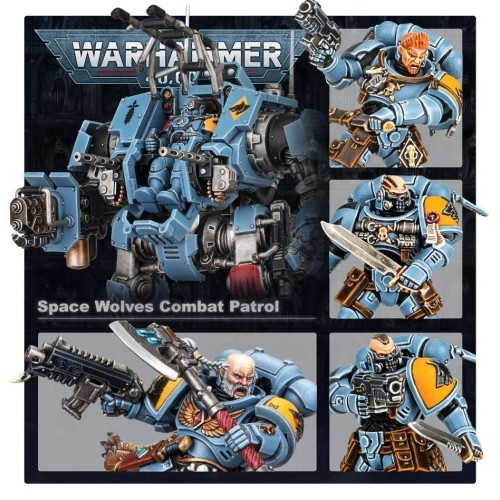 Набір мініатюр WARHAMMER 40000: COMBAT PATROL - SPACE WOLVES