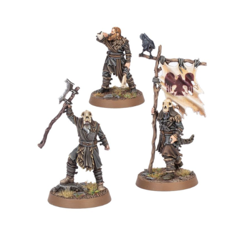 Набір мініатюр THE OLD WORLD: MIDDLE-EARTH SBG - HILL TRIBESMEN COMMANDERS