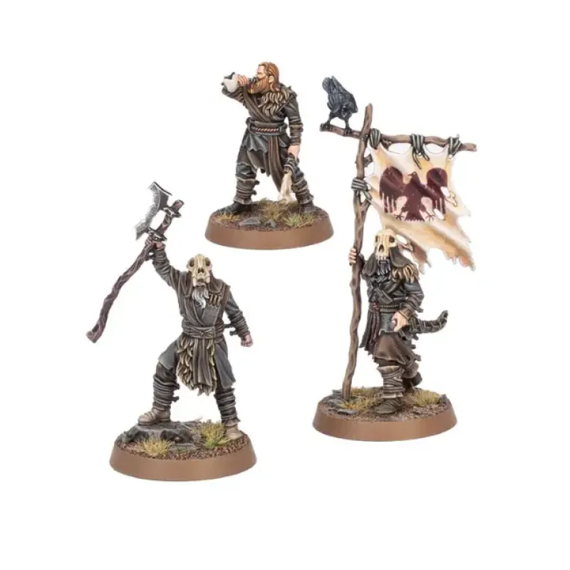 Набір мініатюр THE OLD WORLD: MIDDLE-EARTH SBG - HILL TRIBESMEN COMMANDERS