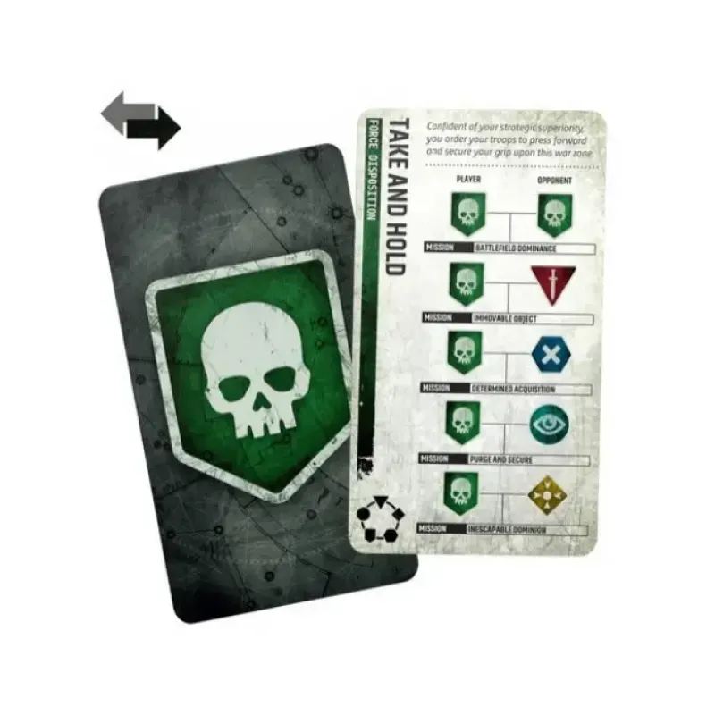 Карты WARHAMMER 40000: CHAPTER APPROVED MISSION DECK ENG