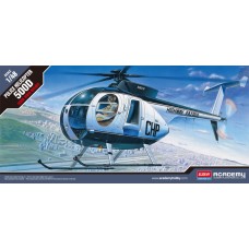 12249 HUGHES 500D POLICE HELICOPTER 1:48