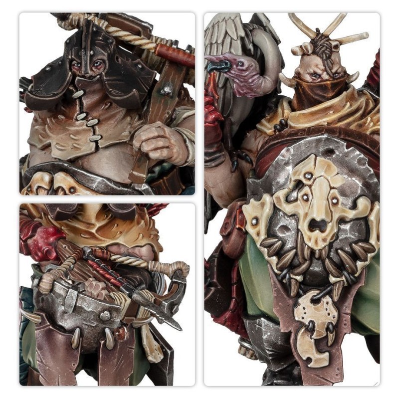 Набір мініатюр AGE OF SIGMAR: OGOR MAWTRIBES — МИСЛИВЦІ З САБЛЕЗУБАМИ