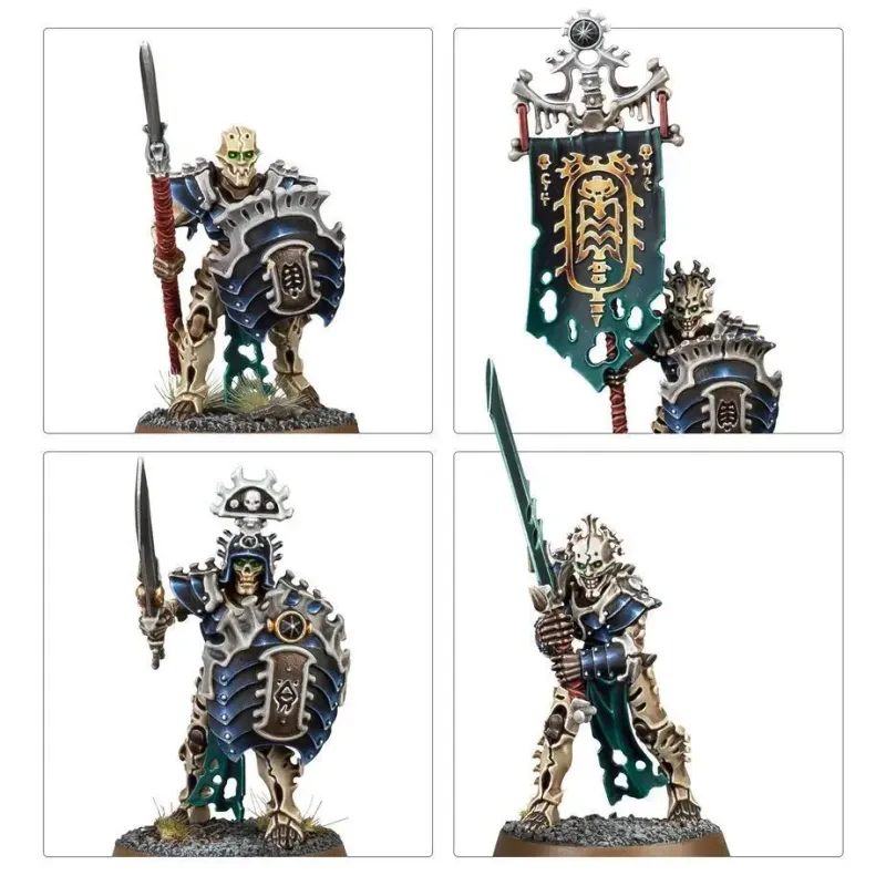 Набор миниатюр AGE OF SIGMAR: OSSIARCH BONEREAPERS — NULL MYRIAD PHALANX