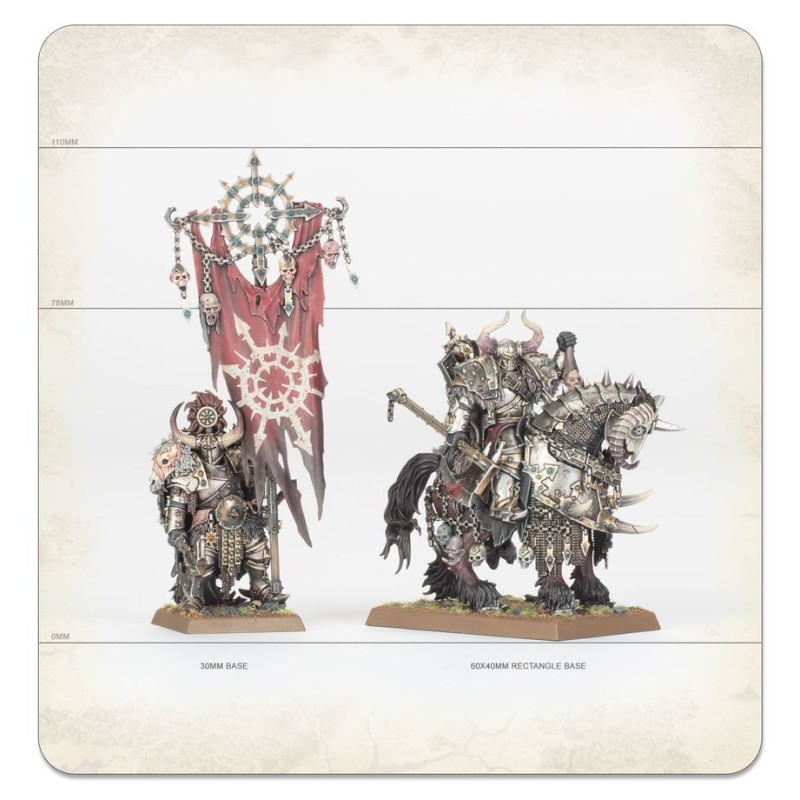 Набір мініатюр THE OLD WORLD: WARRIORS OF CHAOS - CHAMPIONS OF CHAOS