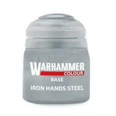 Фарба CITADEL: BASE - IRON HANDS STEEL 12ML ROW X6