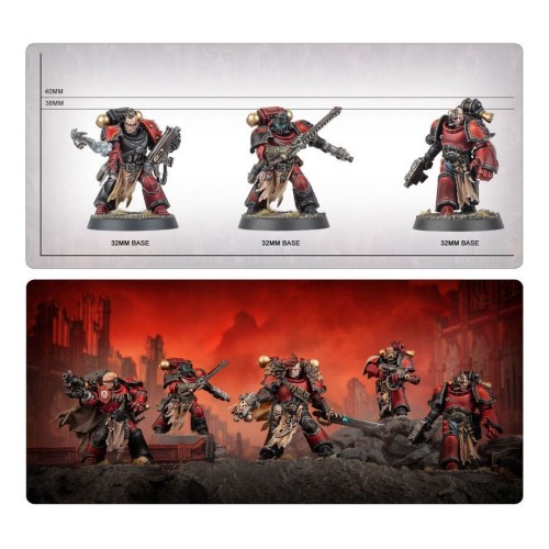 Набір мініатюр WARHAMMER 40000: CHAOS SPACE MARINES - RED CORSAIRS RAIDERS