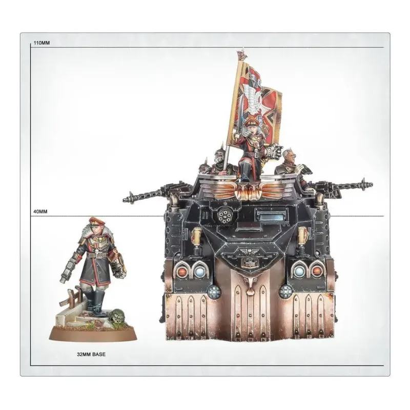 Мініатюра WARHAMMER 40000: ASTRA MILITARUM - COMMISSAR GRAVES