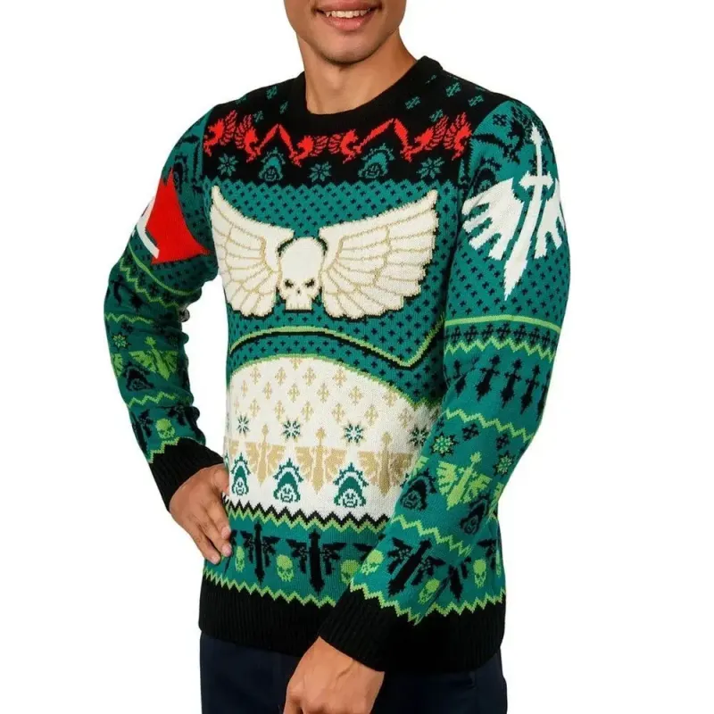 Різдвяний светр Warhammer 40,000: Dark Angels Christmas Jumper (Size: S)