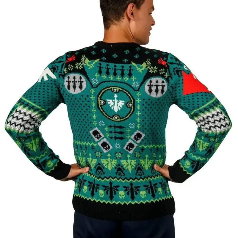 Різдвяний светр Warhammer 40,000: Dark Angels Christmas Jumper (Size: S)