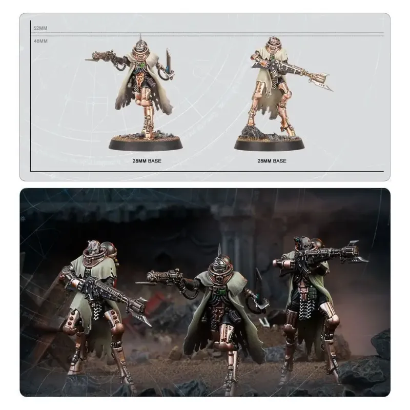 Набір мініатюр HORUS HERESY: MECHANICUM - SKITARII BATTLE-PILGRYM CORPUS