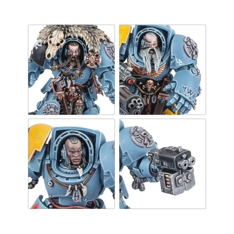 Набір мініатюр SPACE WOLVES: WOLF GUARD TERMINATORS