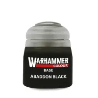 Фарба CITADEL: BASE - ABADDON BLACK 12ML ROW X6