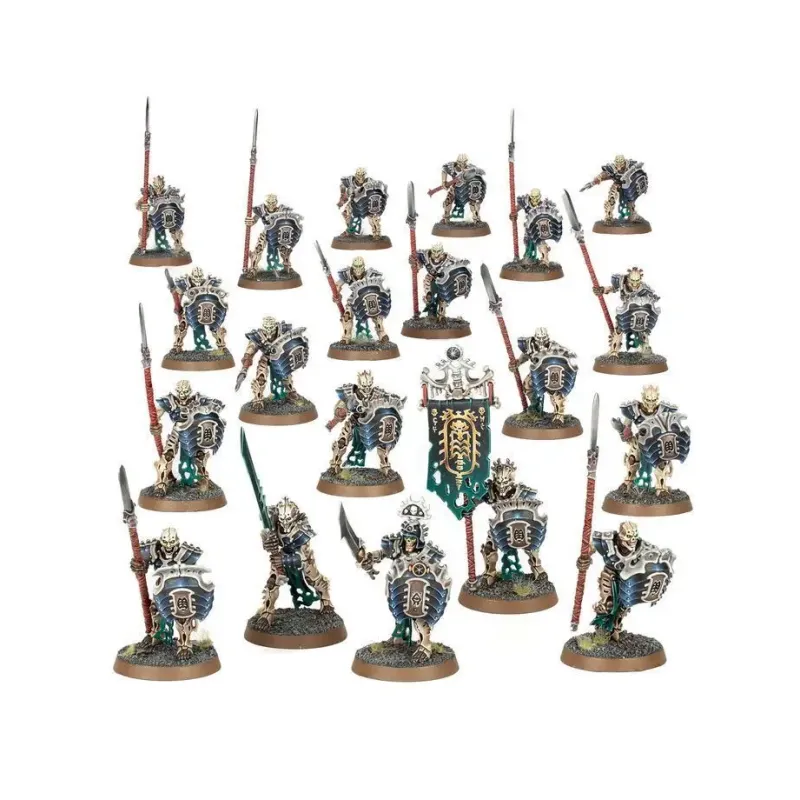 Набор миниатюр AGE OF SIGMAR: OSSIARCH BONEREAPERS — NULL MYRIAD PHALANX