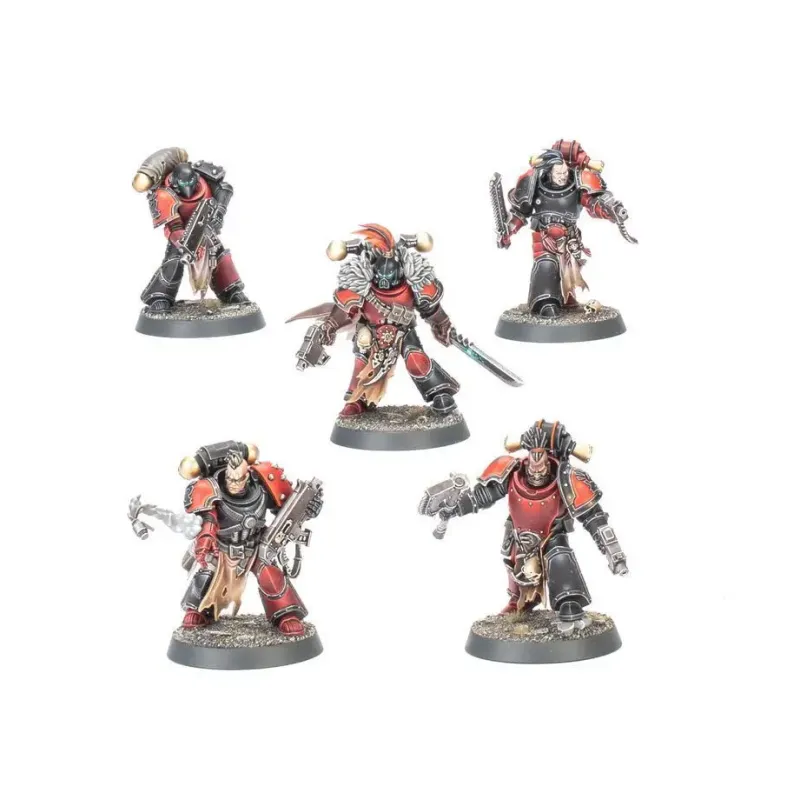 Набір мініатюр WARHAMMER 40000: CHAOS SPACE MARINES - RED CORSAIRS RAIDERS