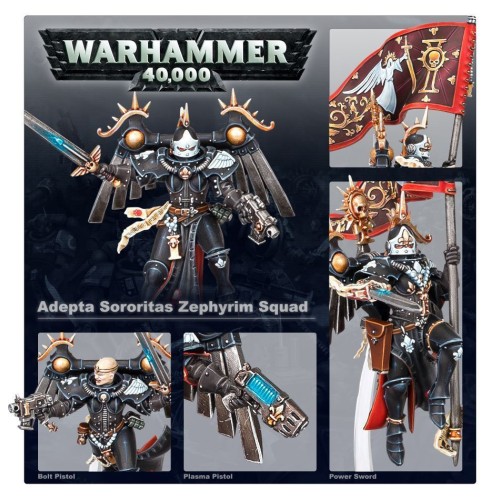 Набір мініатюр ADEPTA SORORITAS - SERAPHIM SQUAD