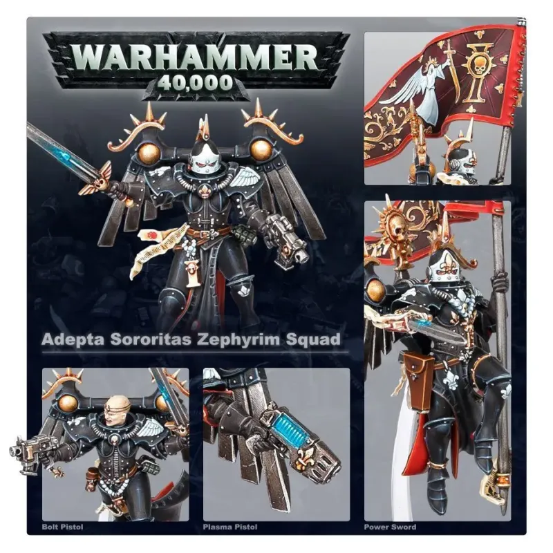Набор миниатюр ADEPTA SORORITAS — SERAPHIM SQUAD