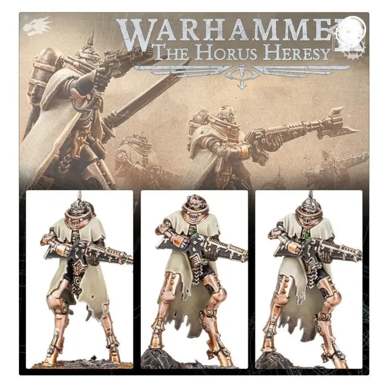 Набір мініатюр HORUS HERESY: MECHANICUM - SKITARII BATTLE-PILGRYM CORPUS