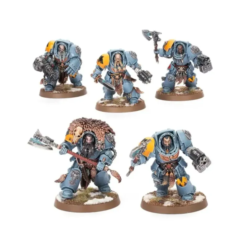 Набір мініатюр SPACE WOLVES: WOLF GUARD TERMINATORS